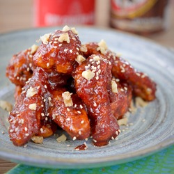 Korean Fried Chicken (spicy version)
