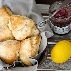 Lemonade Scones (adapted from www.taste.com.au)