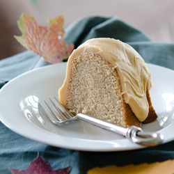 Spice Cake with Caramel Icing