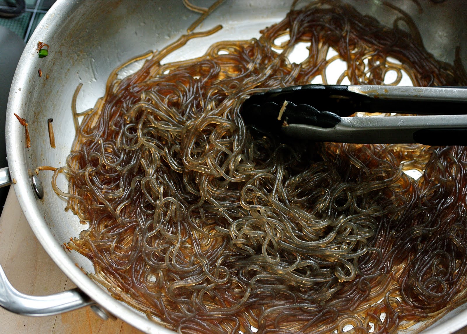 Mushroom Asparagus Japchae