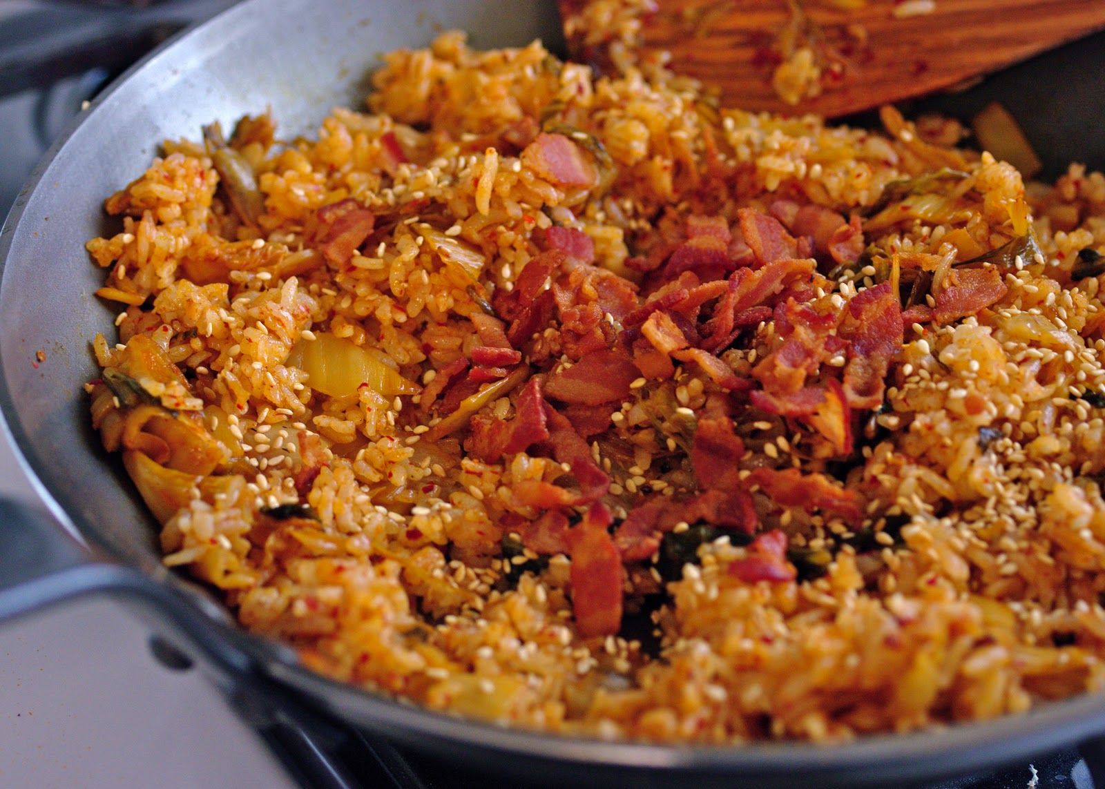 Kimchee Bacon Fried Rice