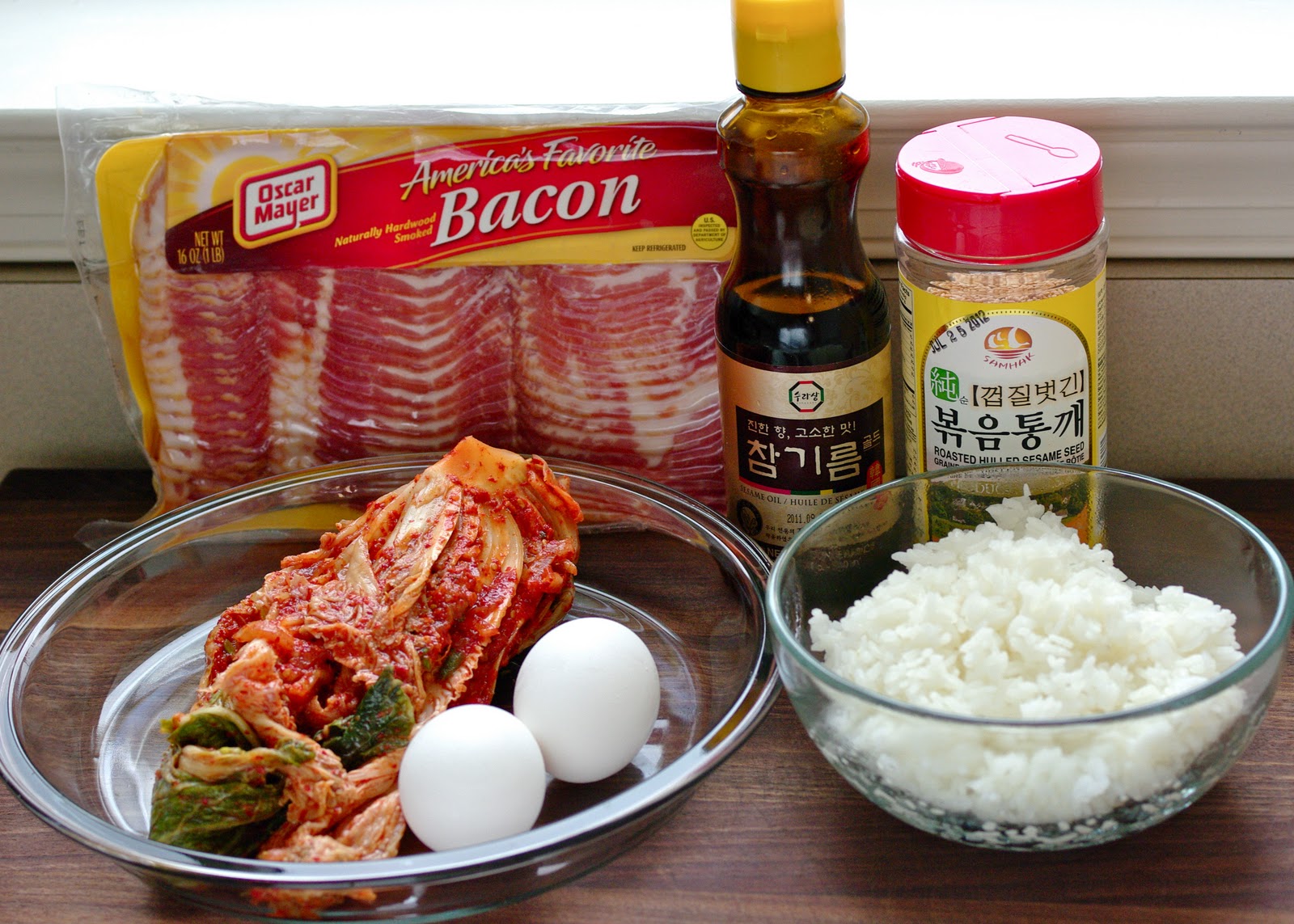 Kimchee Bacon Fried Rice