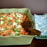 Kimchi Casserole is baked kimchi, rice, and cheese in the oven