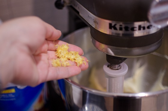 Lemon zest adds a hint of citrus flavor to the sugar cookies.