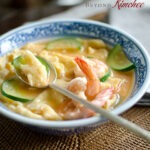 Corn Dumpling Soup with Shrimp