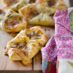 Ham and cheese pastry puffs are great savory breakfast