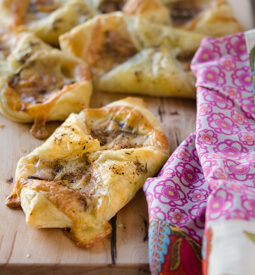 Ham and cheese pastry puffs are great savory breakfast