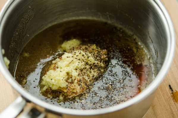 Savory spices added to the glaze.