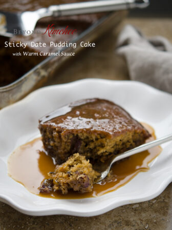 Sticky Date Pudding Cake with Warm Caramel Sauce