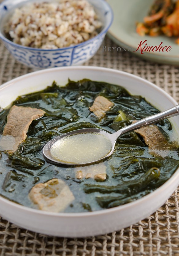 Seaweed soup has lots of nutritional benefit