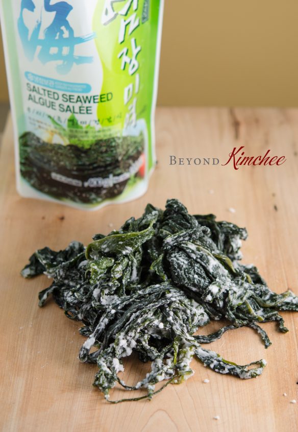 Fresh seaweed is packed with a ton of salt