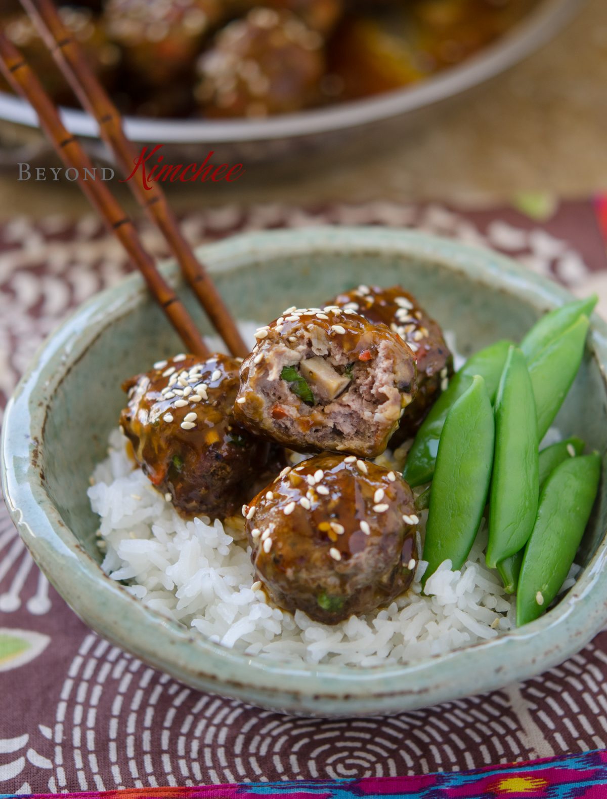 alls with Pineapple Soy Glaze