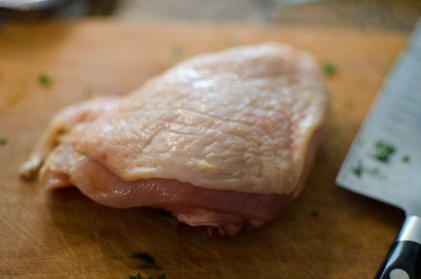 Chicken thighs for soy balsamic chicken recipe.