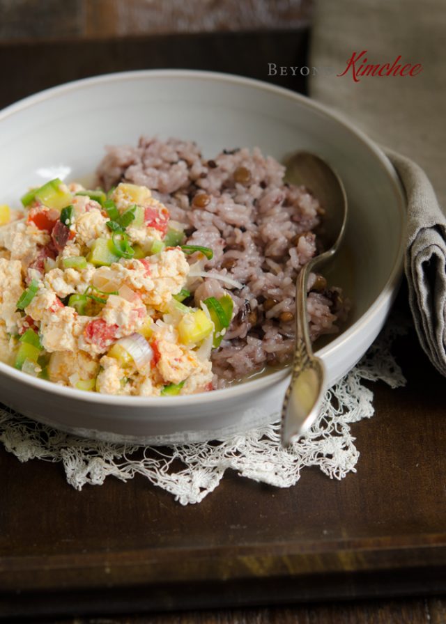 Tofu with Egg and Tomato Beyond Kimchee