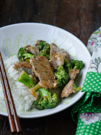 This easy beef and broccoli stir-fry tastes better than a Chinese takeout.