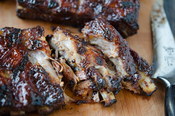 BBQ Pork Ribs are fall-off the bone tender and delicious.