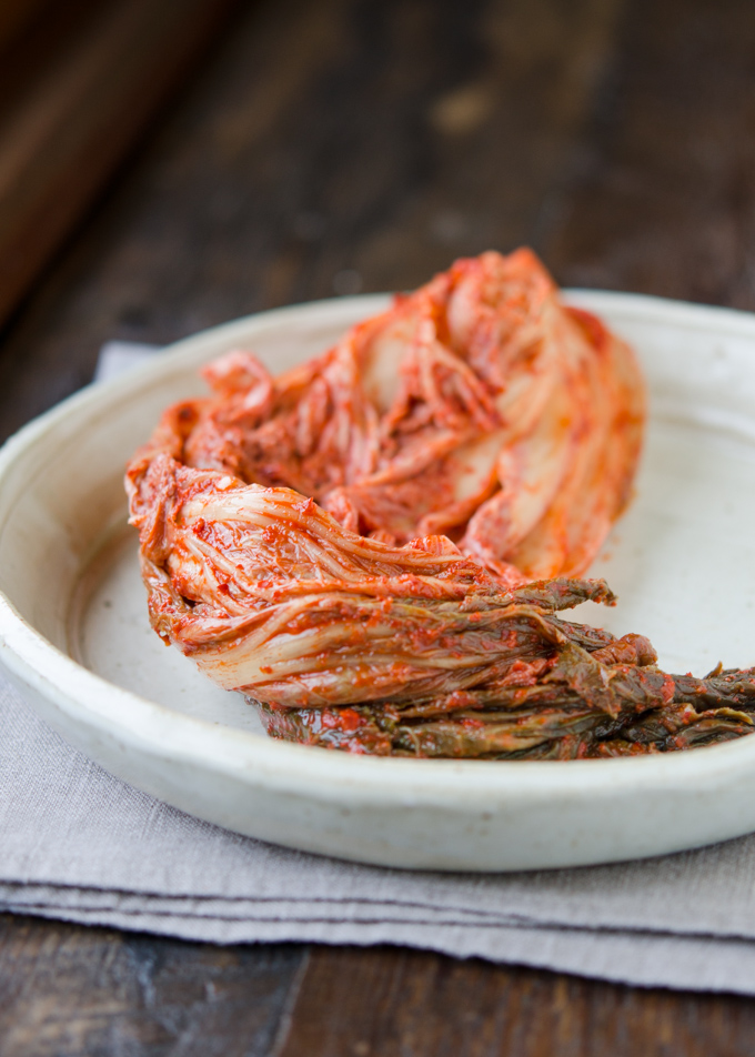 Sour cabbage Kimchi for making kimchi fried rice.