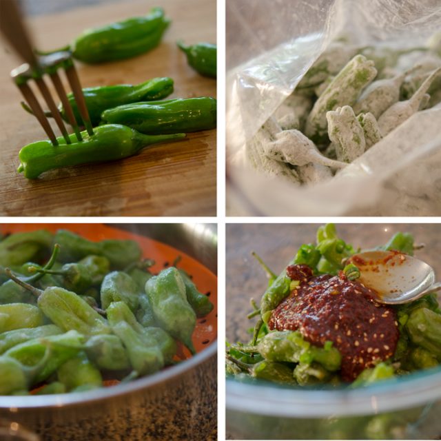 Korean Steamed Shishito Peppers Beyond Kimchee