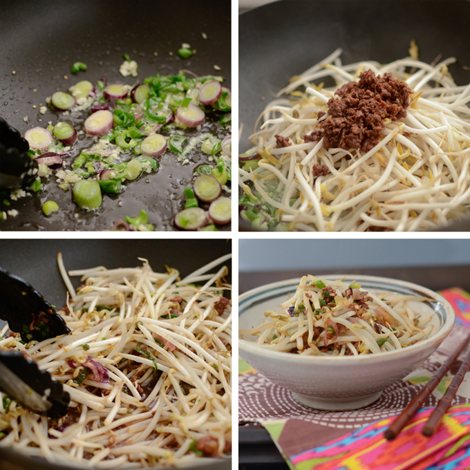 Stir-Fried Mung Bean Sprouts