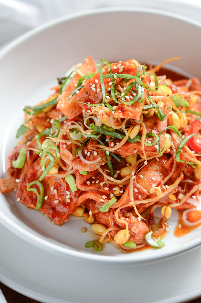 Spicy Tofu and Soybean Sprouts Beyond Kimchee