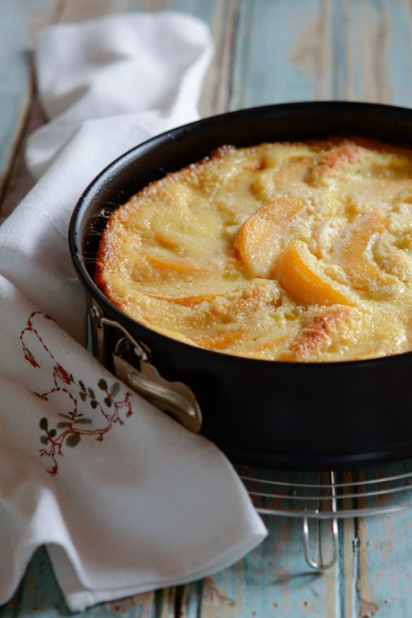 Peach Kuchen (German Peach Cake) | Beyond Kimchee