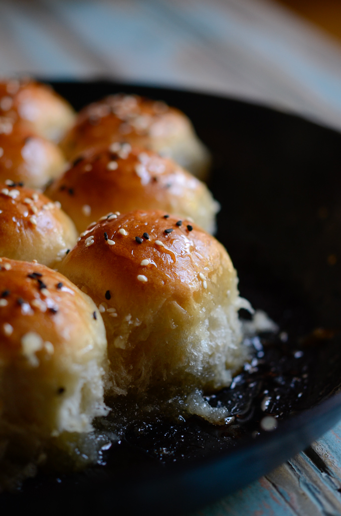 Honeycomb buns soaked up honey syrup and makes the buns moist and delicious.