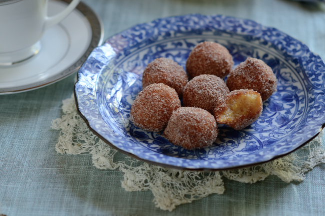 These pumpking rice dunuts are crispy on the outside and chewy inside,