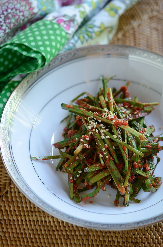 Garlic Chives Kimchi (Buchu kimchi) is quick and easy kimchi to enjoy any season.