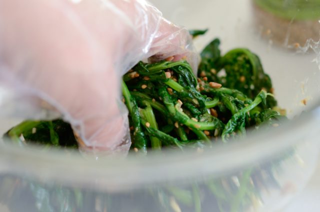 Broccoli Rabe Salad with Soybean Paste | Beyond Kimchee