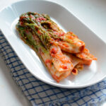 Summer Cabbage Kimchi is made with young napa cabbage and fresh chilies