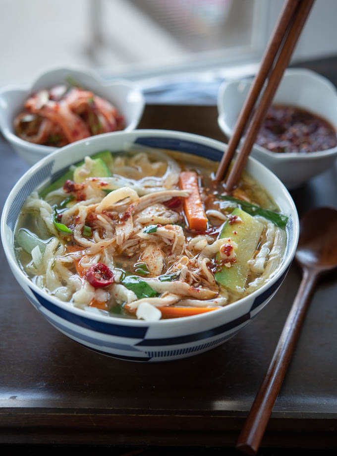 Korean Chicken Noodle Soup