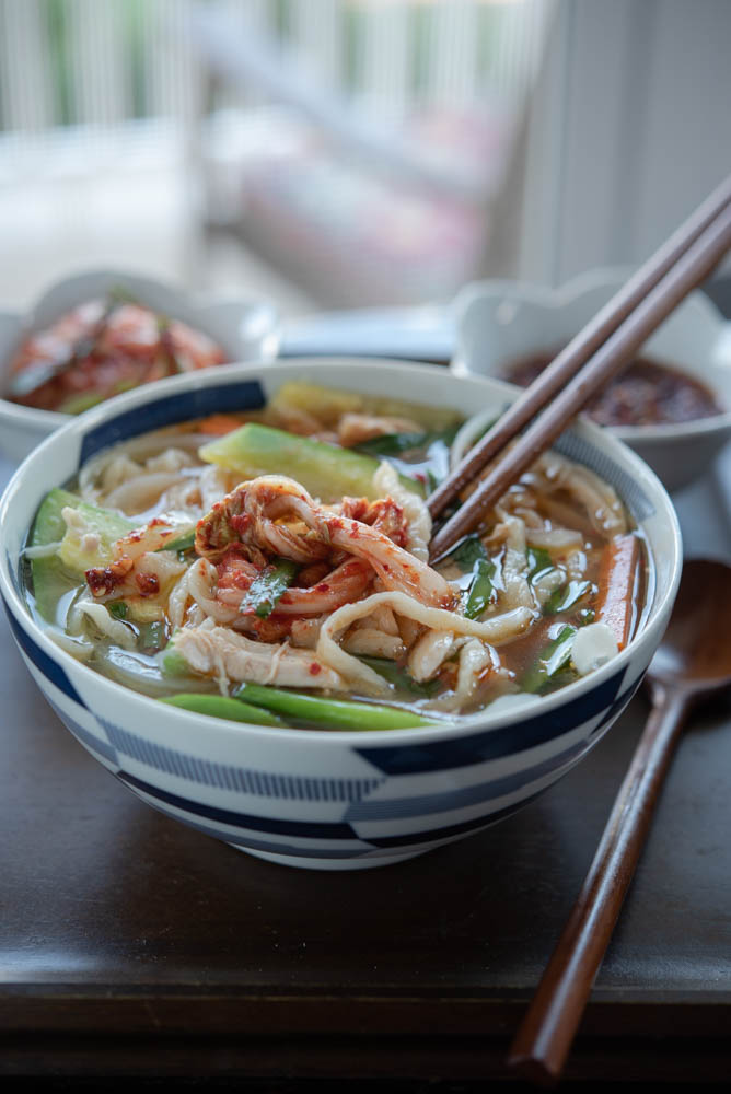 Korean Chicken Noodle Soup