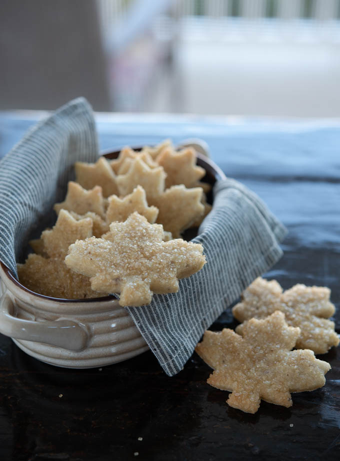 Maple Walnut Cutout Cookies are crunchy outside and soft inside.