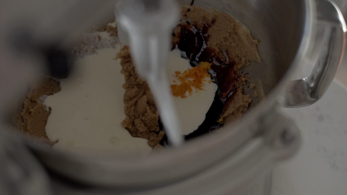 Molasses, dark brown sugar, and a hint of orange zest make these ginger cookies extra special