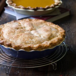 Deep dish apple pie is American classic dessert