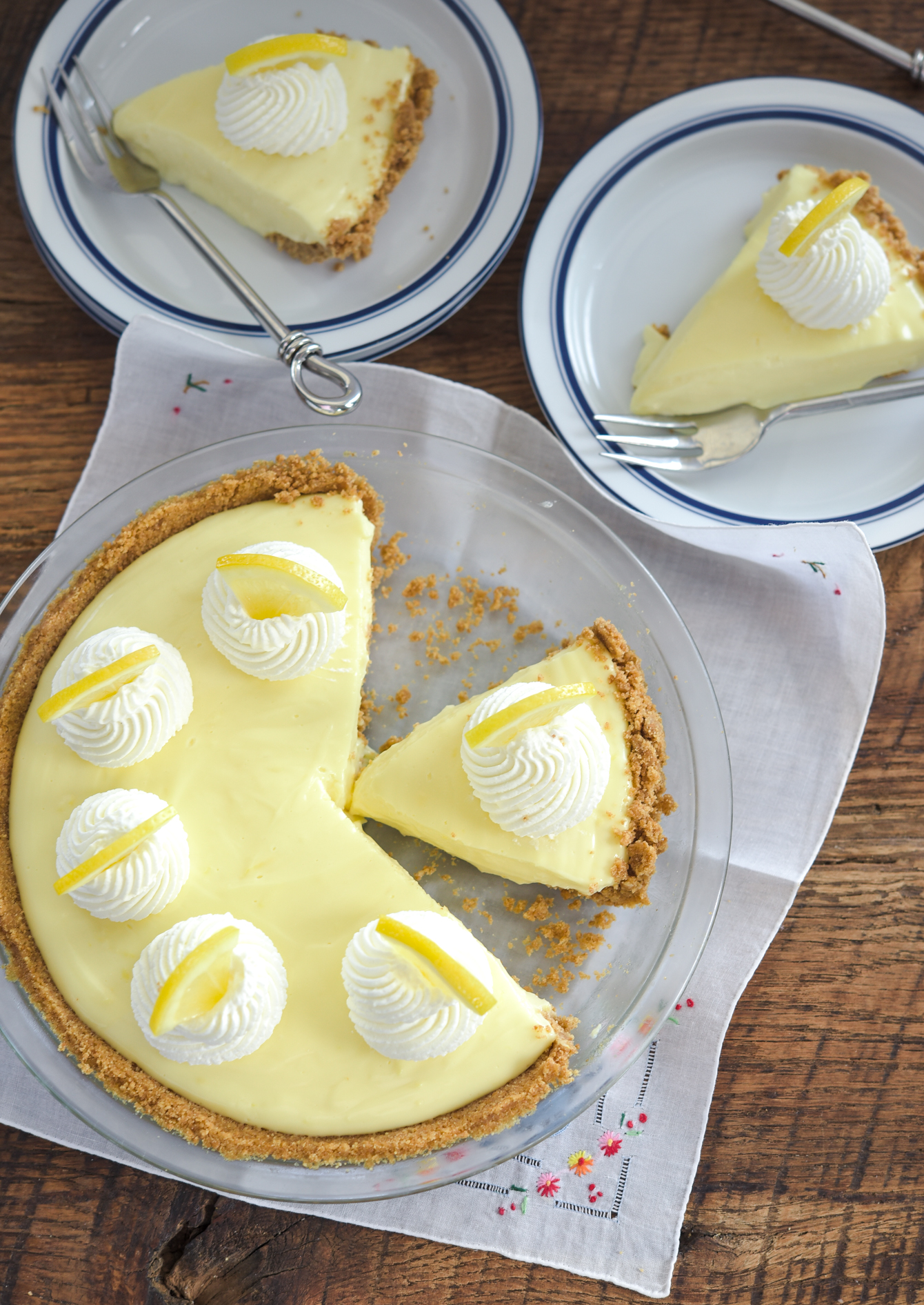 No Bake Sour Cream Lemon Pie Beyond Kimchee
