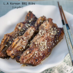 LA galbi, Korean bbq ribs
