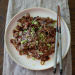 Crispy Korean Beef Bulgogi is made in 30 minutes and ready to serve.