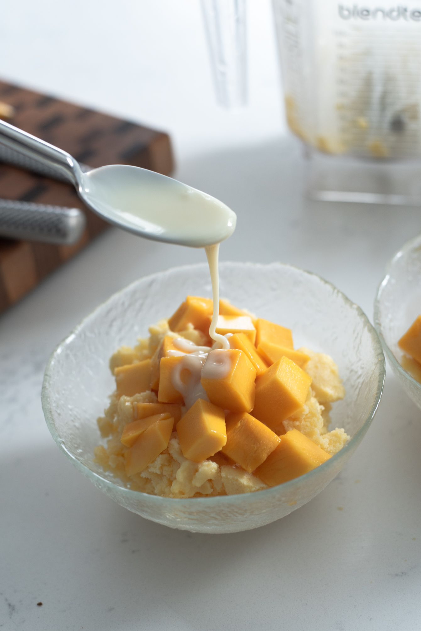 Homemade Mango Shaved Ice (Mango Bingsu) Beyond Kimchee