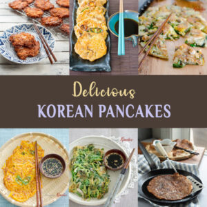 A collection of delicious Korean pancake recipes are compiled together.