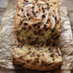 Coconut and chocolate chips make a moist and delicious loaf cake.