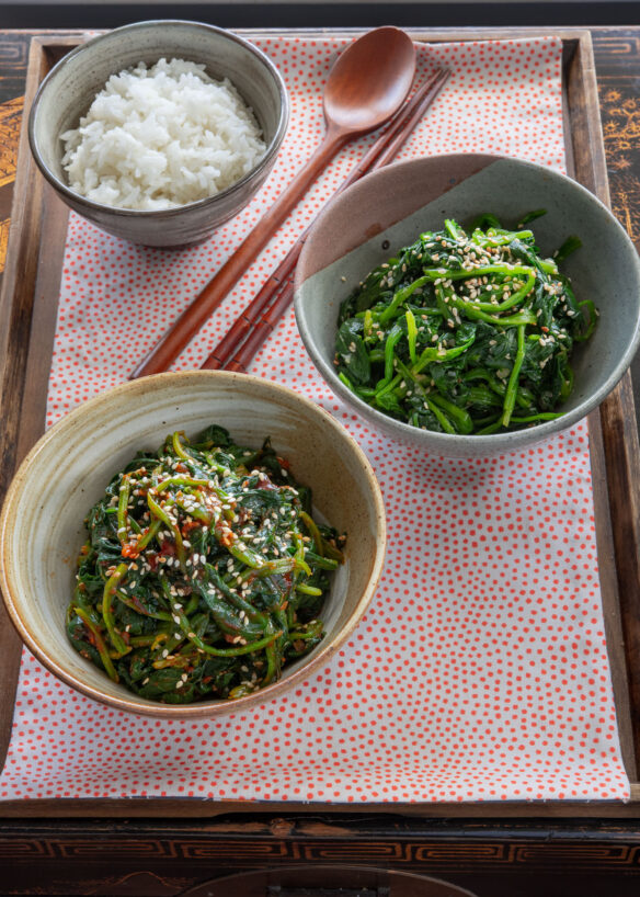 Korean Spinach Banchan (Two Ways) Beyond Kimchee