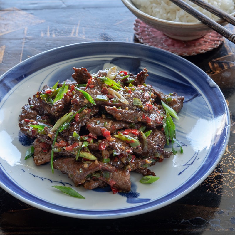 Quick Cumin Beef Stir-Fry | Beyond Kimchee