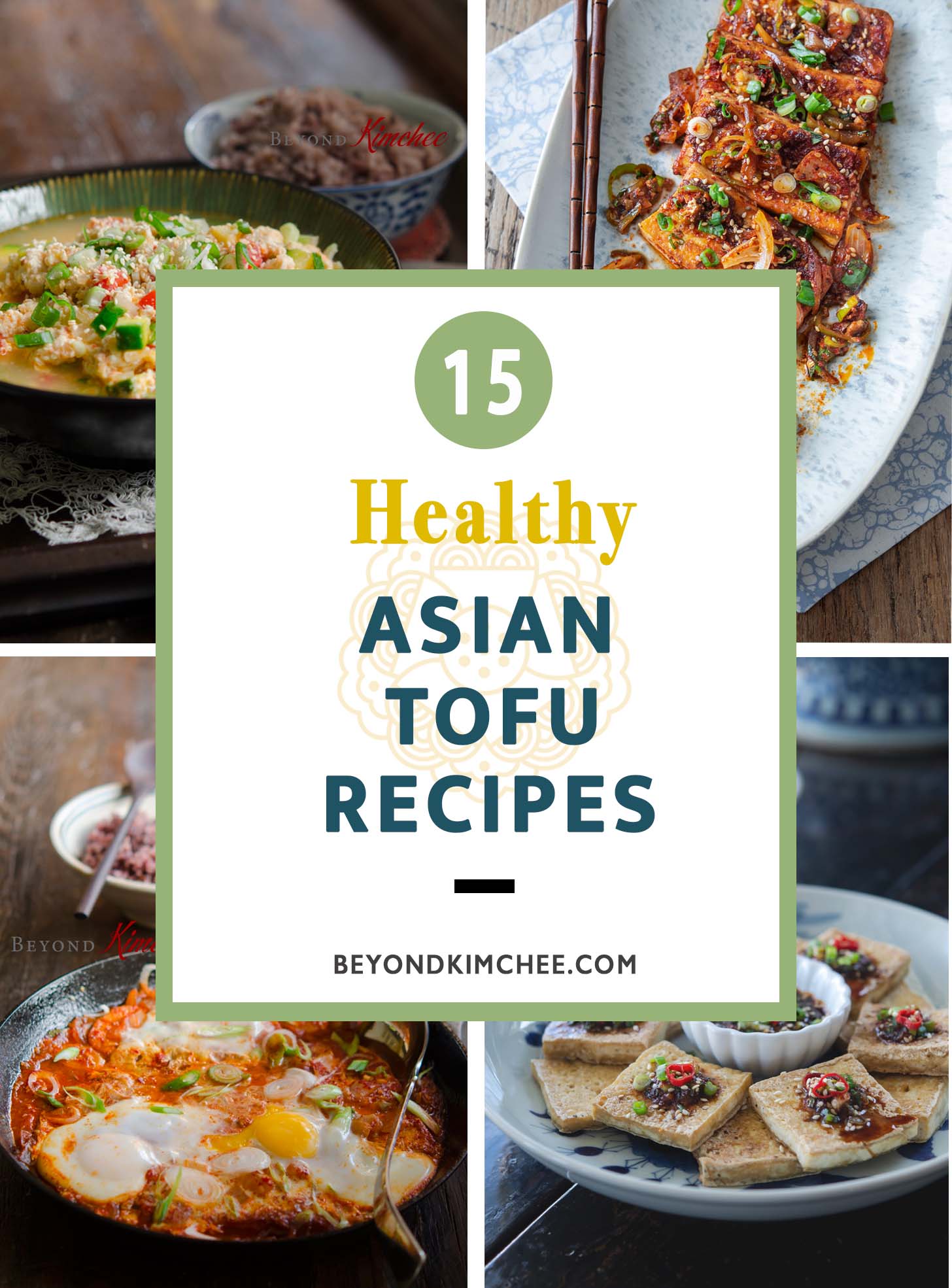 Recipe roundup for healthy Asian tofu recipes