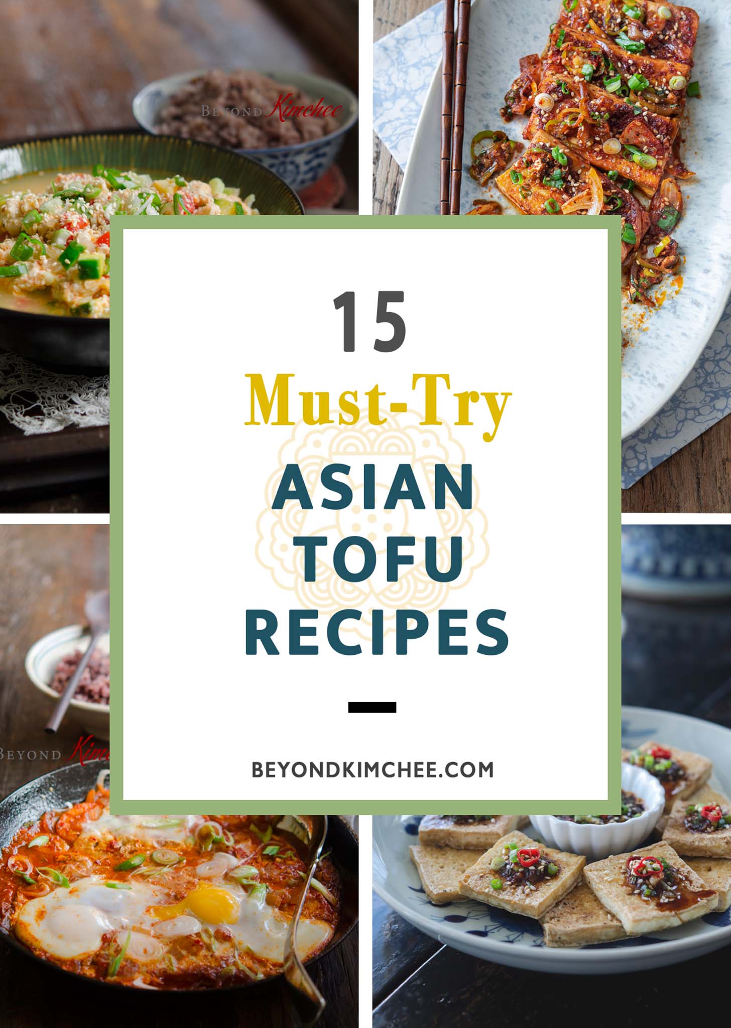 Recipe roundup for Asian tofu recipes.