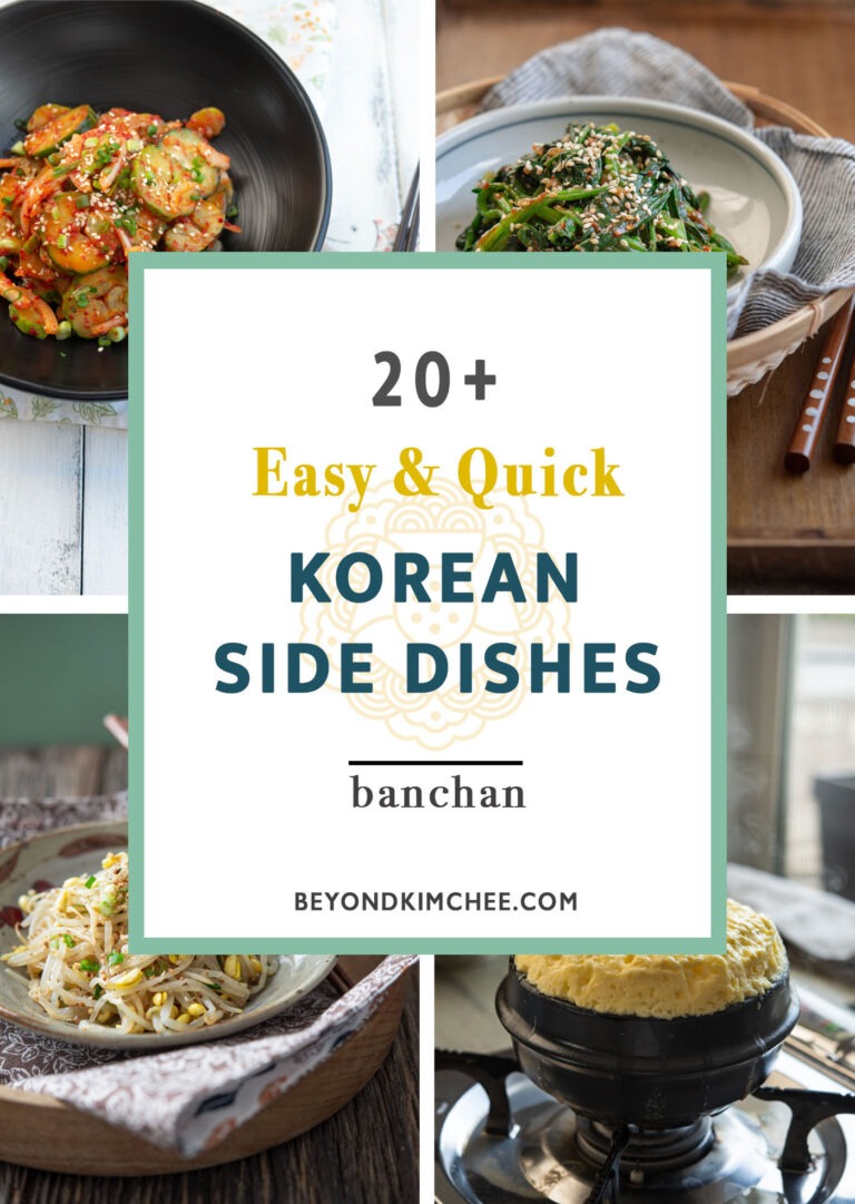 Easy & Quick Korean Side Dishes (Banchan) Beyond Kimchee