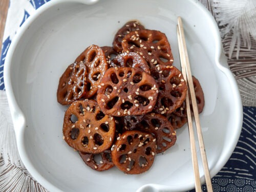 한국식 연근조림 (Yeongeun Jorim)