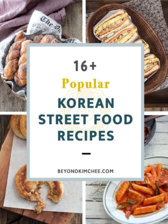 A collection of Korean street food recipe roundup