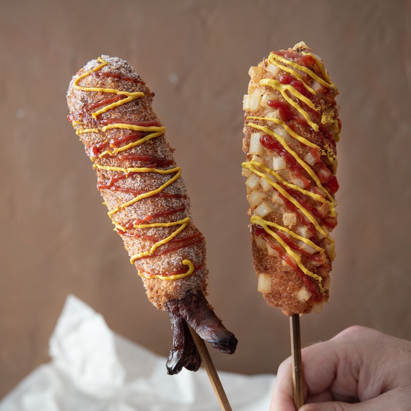 Korean corn dog, Potato Cheese corn dog