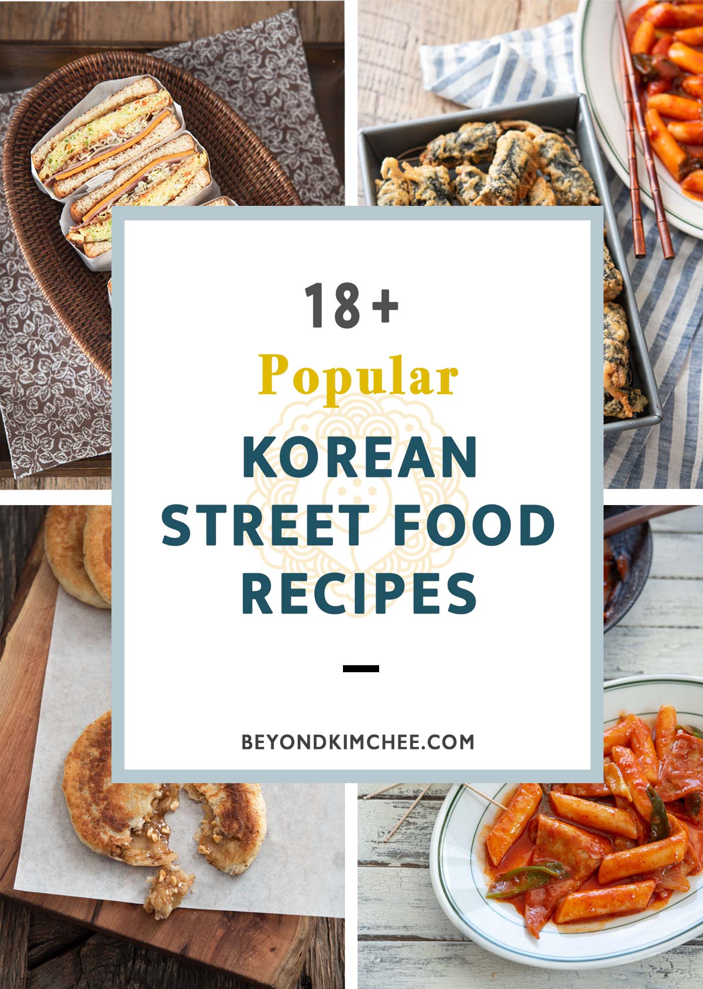 Korean street food recipes collection
